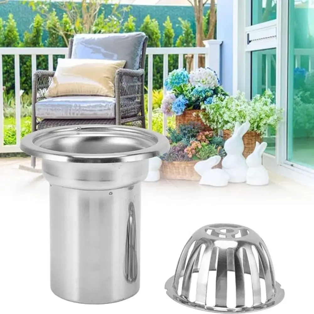 

Детали дренажа Крышка сливного отверстия для пола купола Антиблокирующая крыша из нержавеющей стали Слив в пол без блокировки Сливная крышка купола на крыше