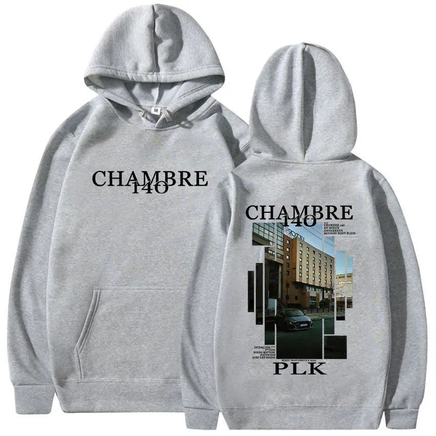 Rapper Plk CHAMBRE 140 Pt3 Tour 2025 Autumn/Winter New Collection Hot Selling Men's Women's Hip Hop Super Large Cotton Hoodie