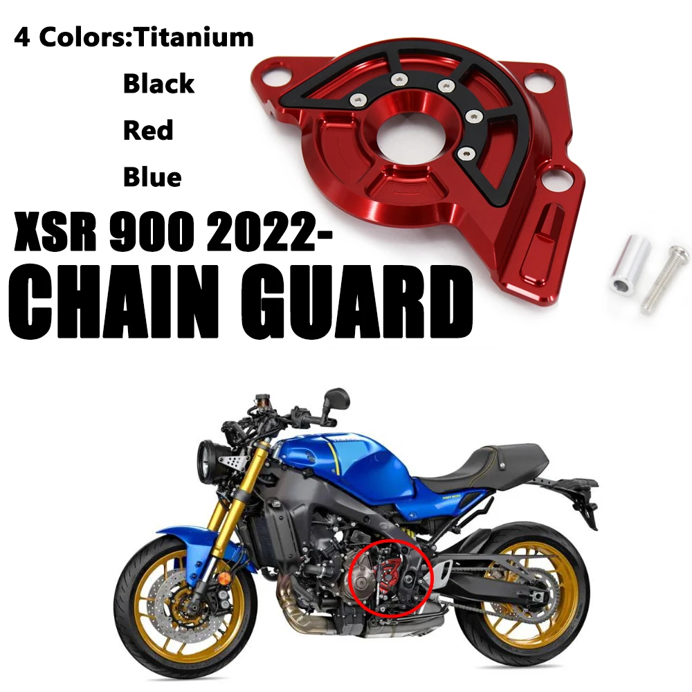 

For YAMAHA XSR900 XSR 900 xsr900 2022 2023 New Motorcycle CNC Aluminum Front Chain Guard Sprocket Engine Cover Replacement