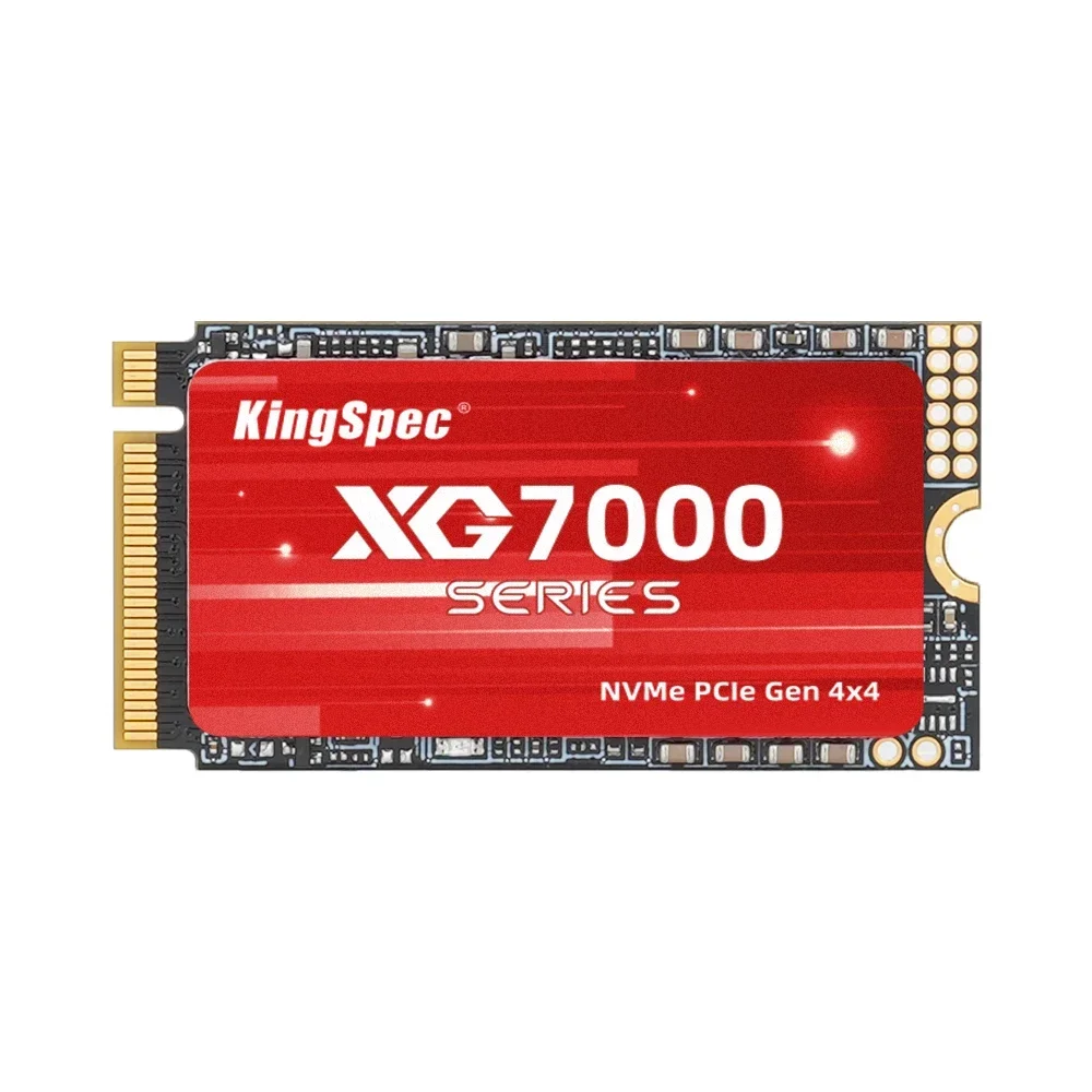 KingSpec Super High Speed m.2 pcie 4.0 disco rígido gen 4x4 dissipador de calor 2242 ssd m2 nvme 1tb para computador pessoal