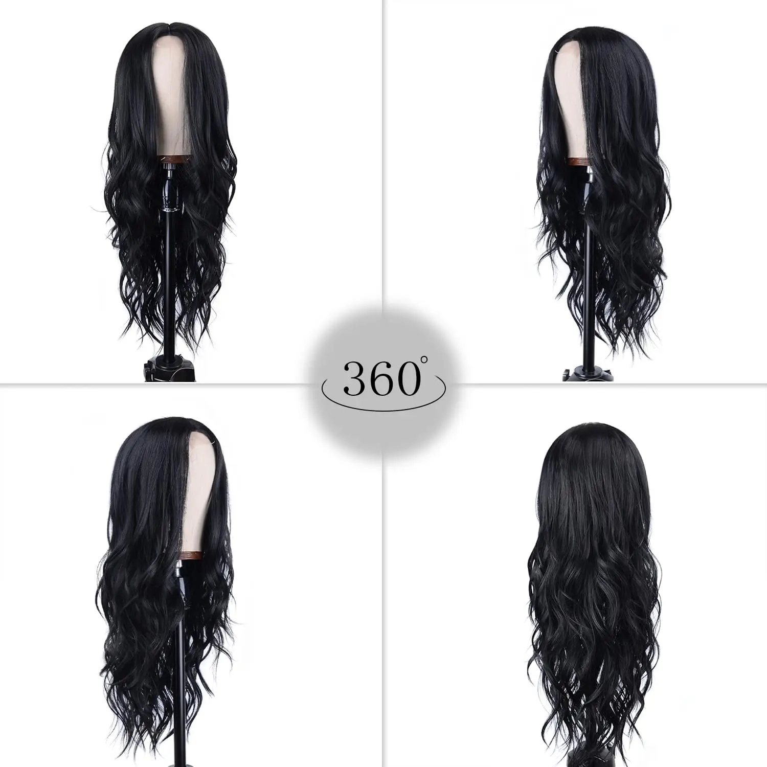 Big waves synthetic wig - Halloween party cosplay role-playing wig - Daily wear - High-temperature silk wig cap