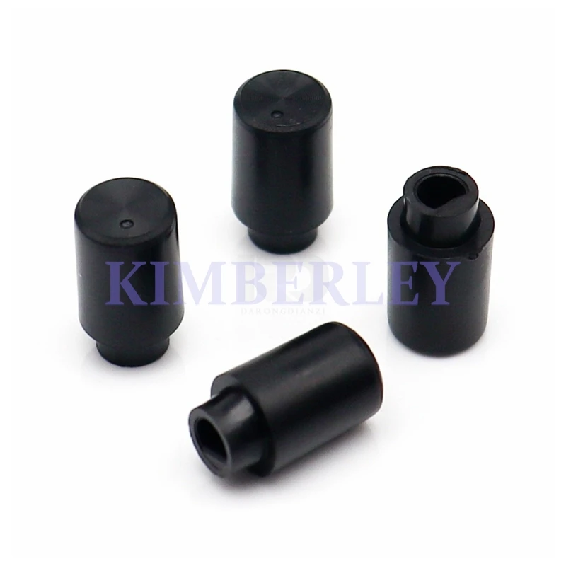 20PCS 8 X 13.5 Plastic Sun Print Knob Cap D Handle Potentiometer Knob Cap Electronic Switch Cap Half Shaft 3.5MM