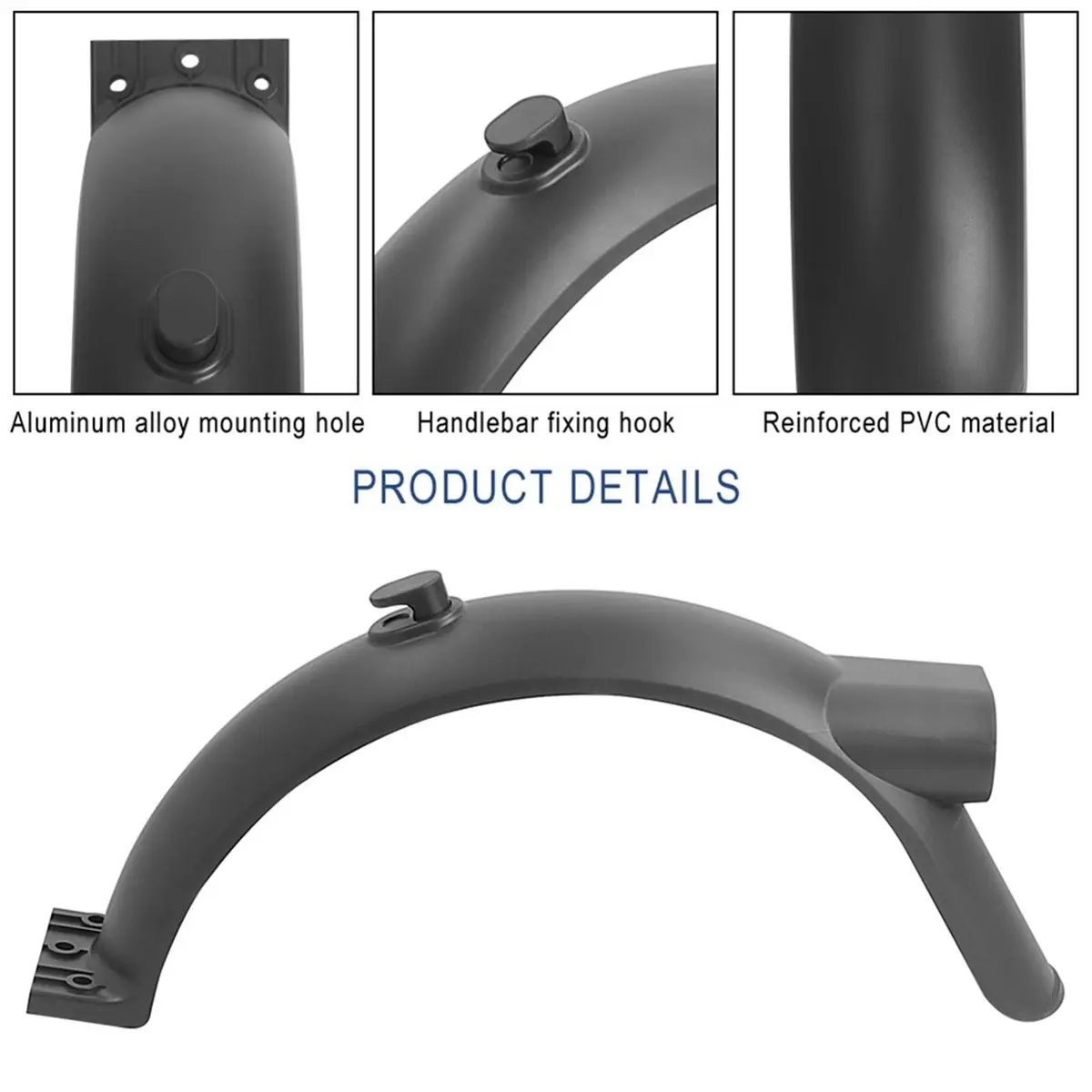 POPULAR-Rear for 4 Electric Scooter Mi4 Rear Wheel Mudguard Splash Proof ABS Plastic Replacement Parts Accessories
