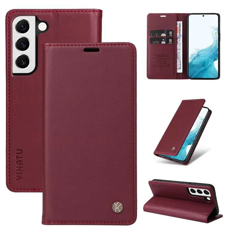 Magnetic Wallet Flip Leather Case For Samsung Galaxy A71 A51 A41 A31 A21 A70 A50 A40 A30 A20 A10 Anti Drop 2 Cards Slot Cover