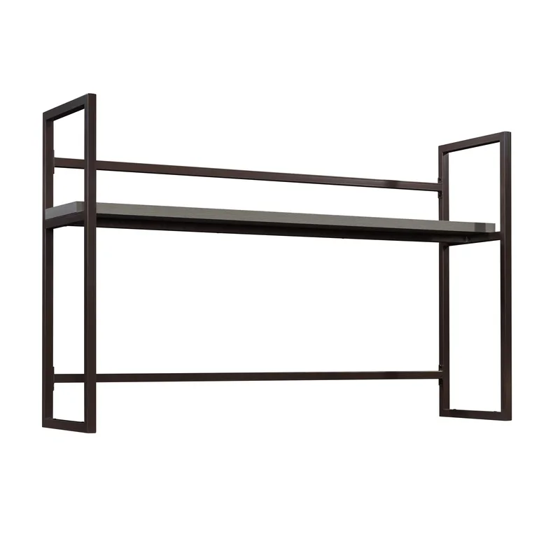 

Brown Credenza Hutch with Impact-Resistant Construction