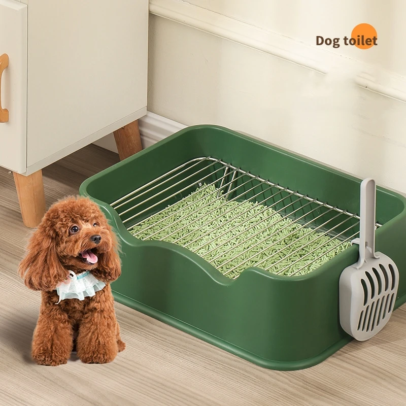 

Semi-Enclosed Cat Sandbox Detachable Toilet Semi-Open Litter Tray Toilet for Cats and Dogs Potty Pot Urinal Thick Small Toilet