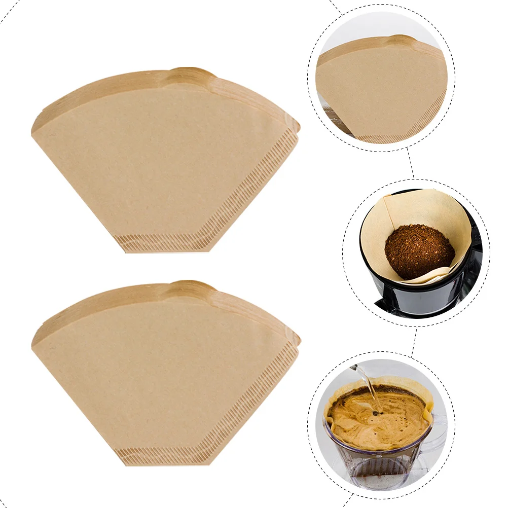 

80Pcs Thick Coffee Filter Papers Disposable Household Sector Filters Portable Convenient Household Filter Paper