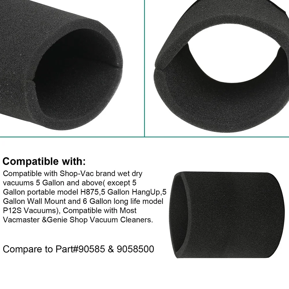 Фильтрующий картридж 90350 и пенопластовый фильтр 90585, подходит для магазина-Vac 5 галлонов и мокрых сухих Vacs, совместим с деталями