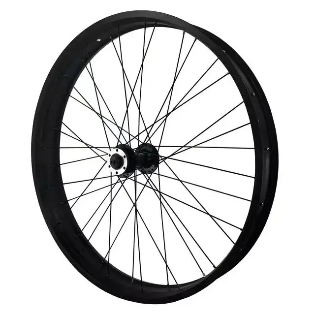 20x4.0 20 Inch 36pcs Spoke 135mm Dropout Open Size Fat Tire Snow Bike Electric Bicycle Bike Ebike Front Wheel