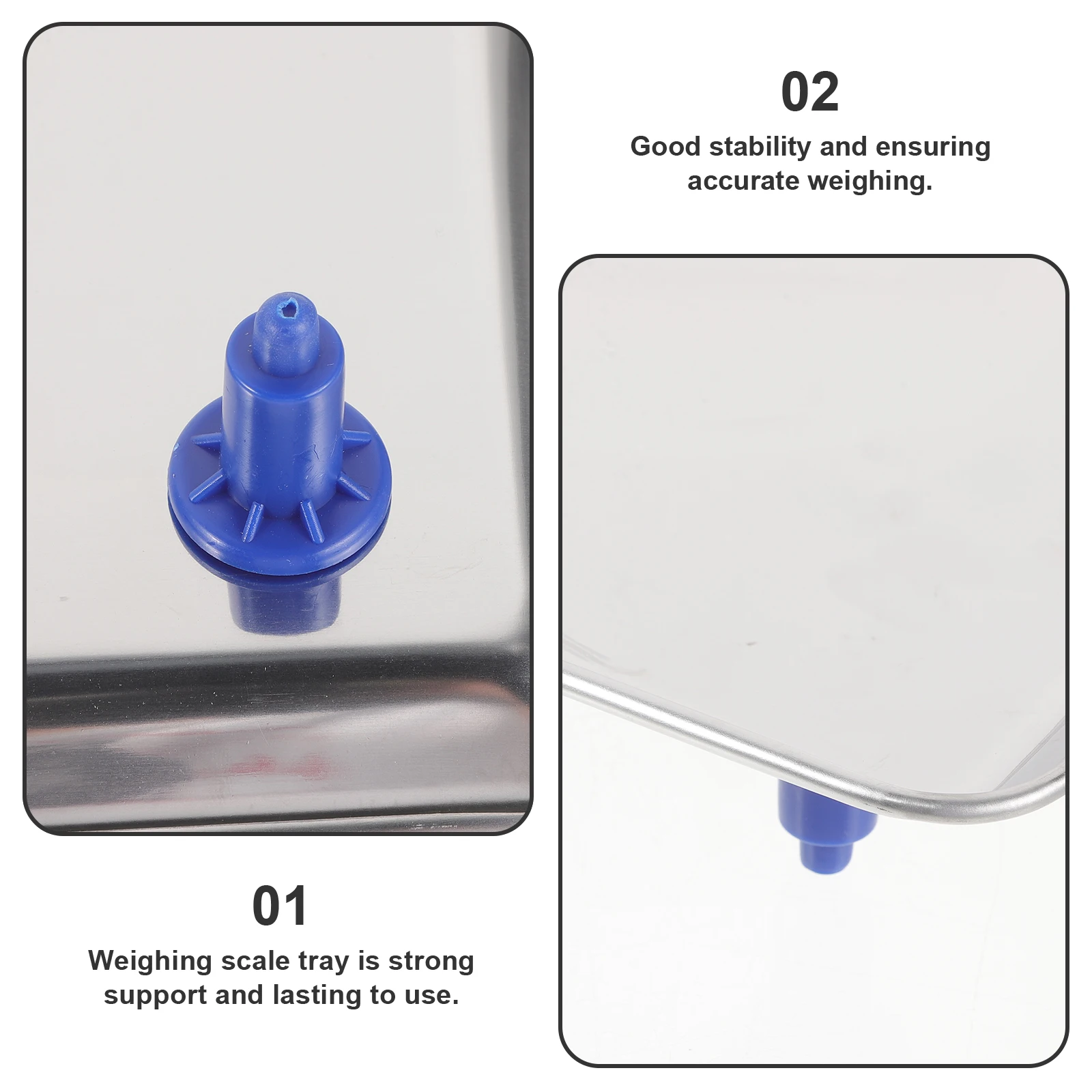 

Metal Electronic Scale Tray Weighing Pan Powder Jewelry Kitchen Weight Dish Universal Stable Accurate Platform Accessory