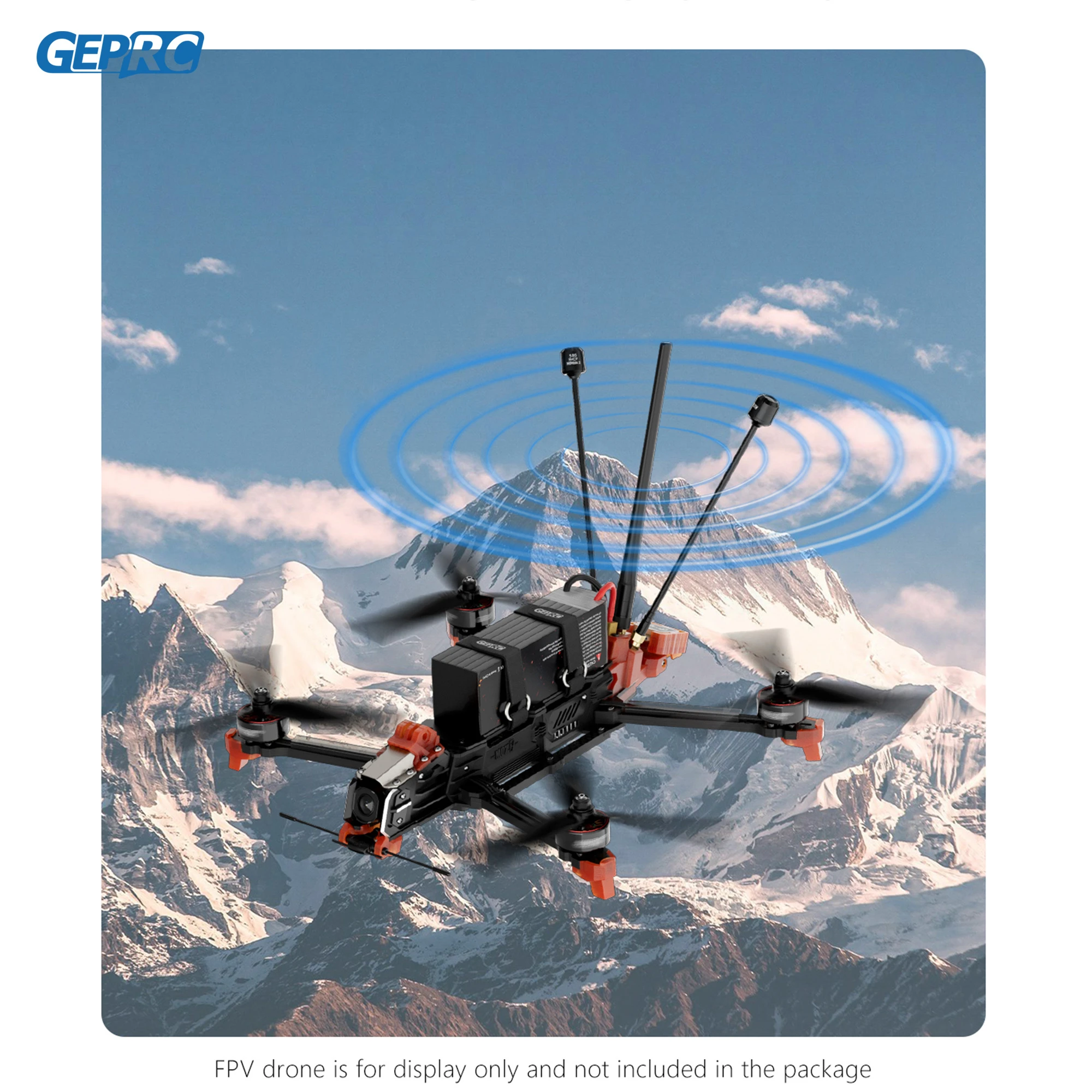 GEPRC 868MHz 915MHz 2.4G Tri-Band Stick Antenna High Frequency Long Range FPV RC Quadcopter Freestyle Drone DIY Parts