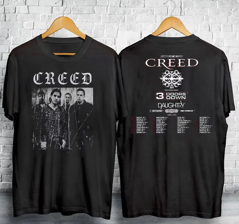2024 Creed Band Summer of 99 Tour 2024 Concert Shirt Unisex
