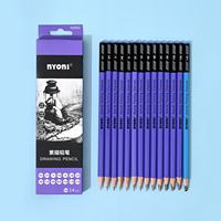 14Pcs Professional Sketch Pencil Set 4H 2H H HB B 2B 3B 4B 5B 6B  8B 10B 12B 14B Graphite Art Hand-Painted Pen School Stationery