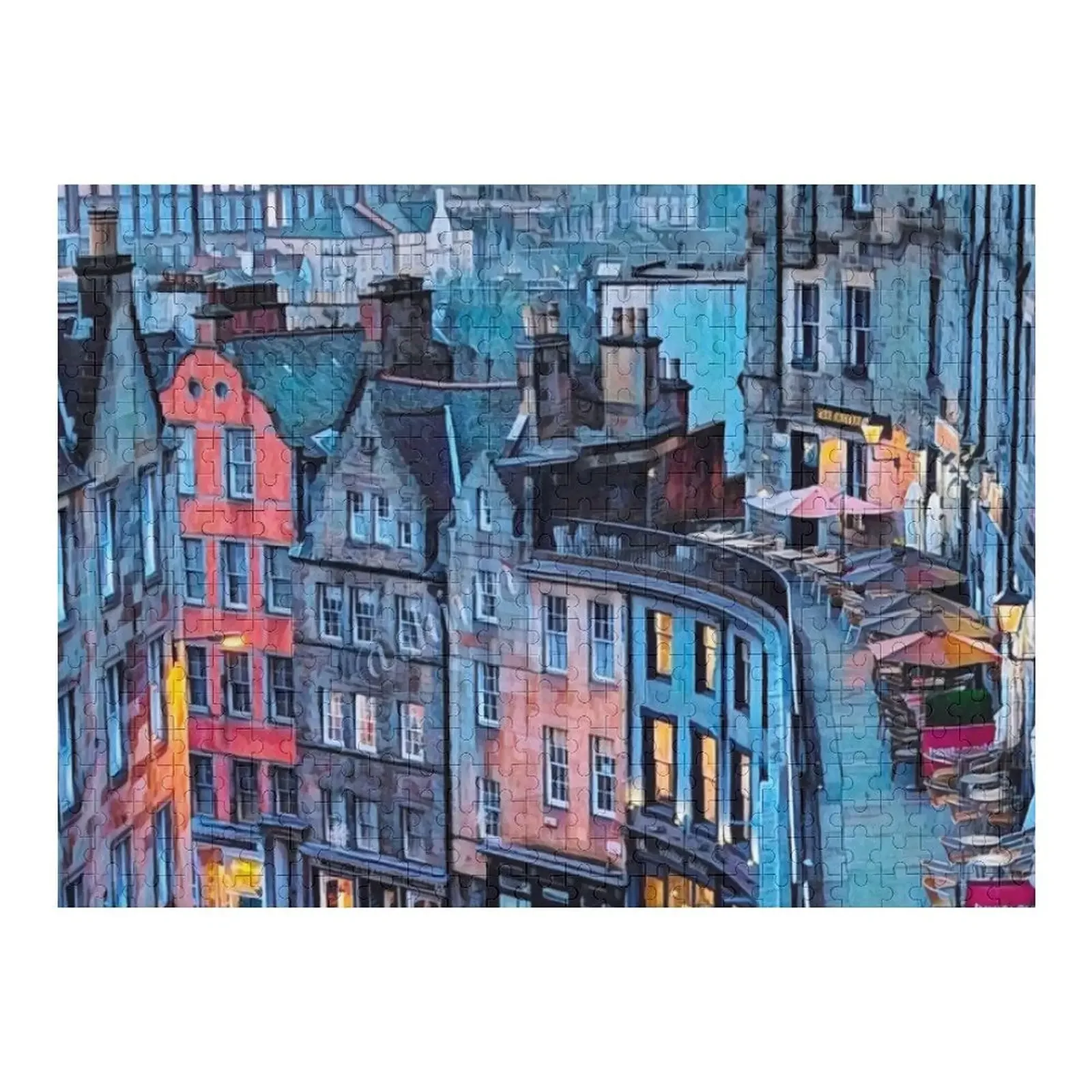 Edinburgh Jigsaw Puzzle Personalized Name Customized Picture Game Children Puzzle