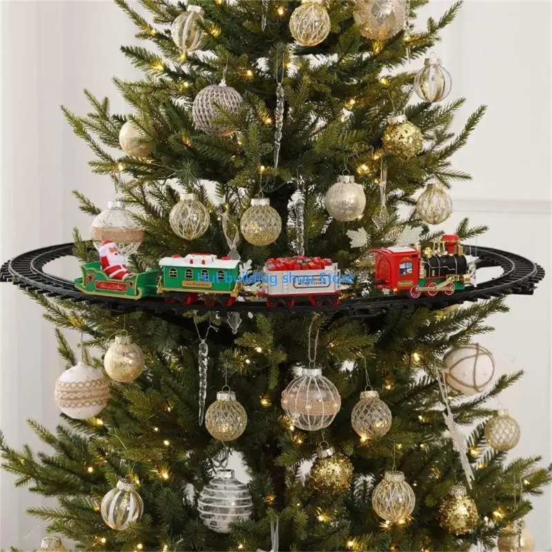

T21C Christmas Electric Train Toy Train Model Hanging Gift Supplies Household
