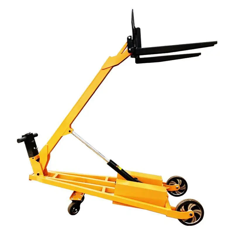 Portable Forklift Miniature Electric Hydraulic Multi-kinetic Energy Oil Drum Truck Small Lifting Truck