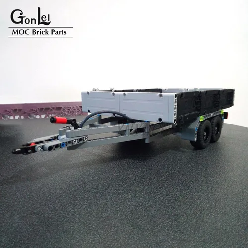 테크니컬 자동차용 MOC 트레일러 빌딩 블록, 42110 랜드로버 가디언 오프로드 차량 브릭, 모델 수정 DIY 장난감, 신제품 