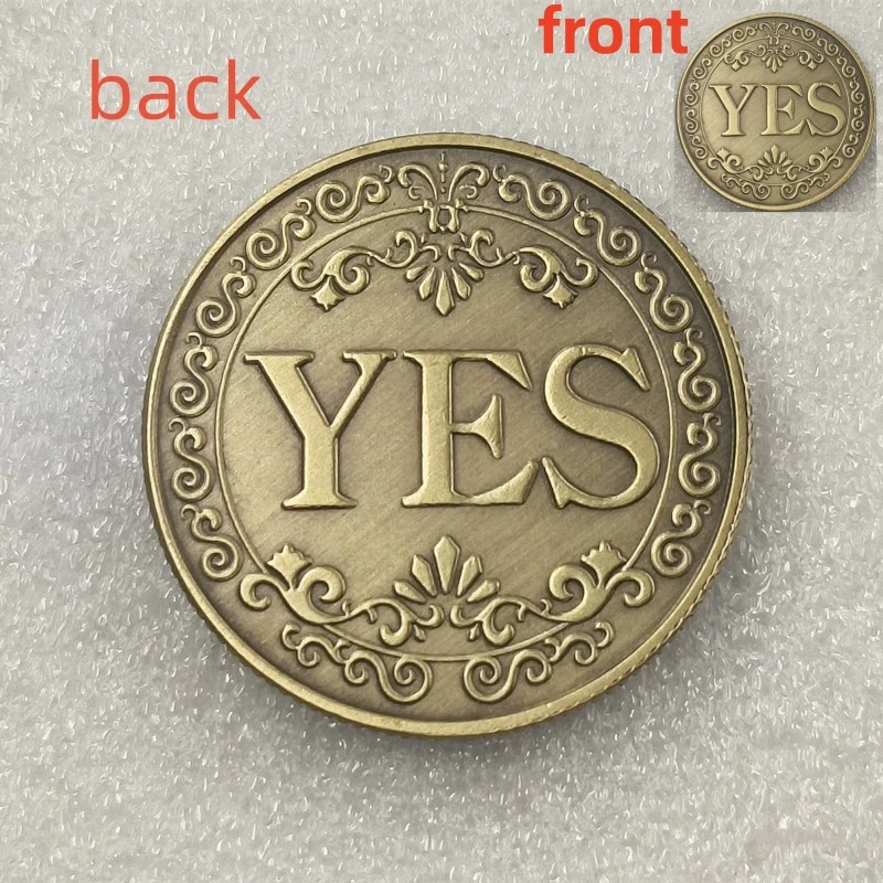 Diameter 25mm  Double Sided  YES  Coin Make Decision Commemorative Badge Embossed Plating Collection  Collect Coins  Charm