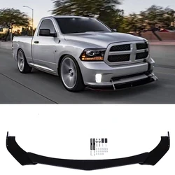 LAICY For Dodge Ram 1500 2021-22 Car Front Bumper Lip Body Kit Canard Lip Diffuser Spoiler Anti Scratch Guard Front Body Shovel