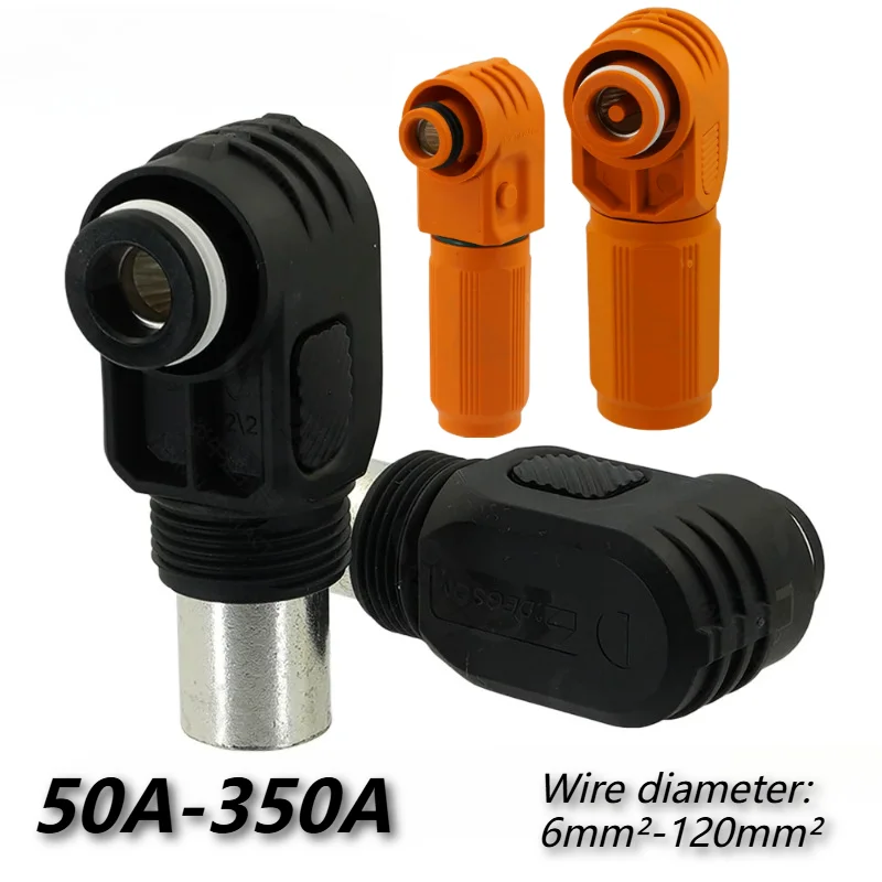 50A/70A 100/120/150/200/250A 350A Single Core Energy Storage Connector High Current Power Terminal Block Through Wall Power Plug