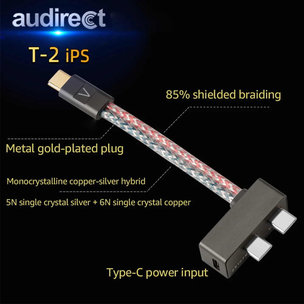 Cable USB Audirect T2 IPS tipo C para Team1