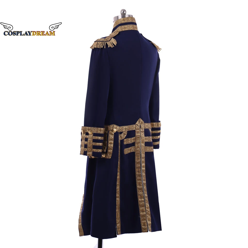 18th Century Royal Military Officer Soldier Coat Medieval Uniform Jacket Men\'s Colonial Tuxedo Hamilton Coat Cosplay Costume