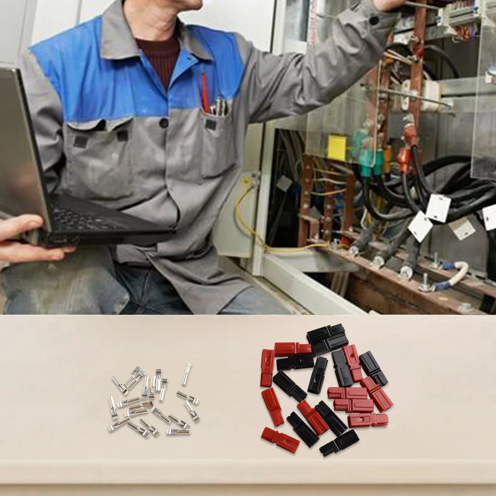15 45 Amp Connector Power Connector Kit High-quality Material Safe And Efficient Current Transfer For Photovoltaic Systems