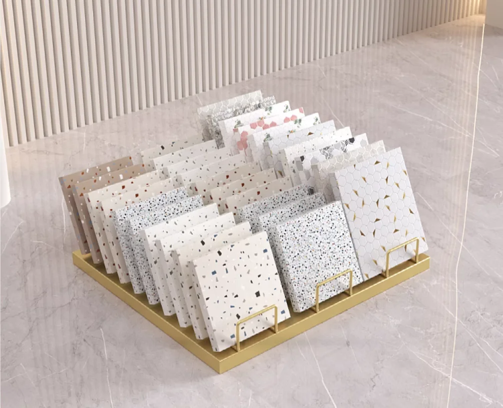 Ceramic tile rack, glass rack, stone color board rack, quartz stone sample rack, artificial stone door panel color card display