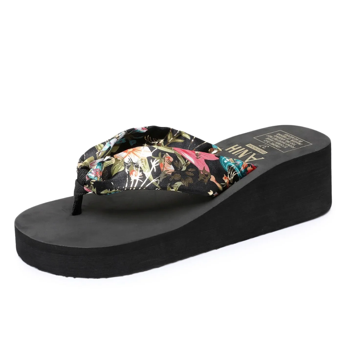 Women Flip Flops Summer Beach Platform Slippers Casual Outside Wedges Sandals Summer Women Shoes image 5