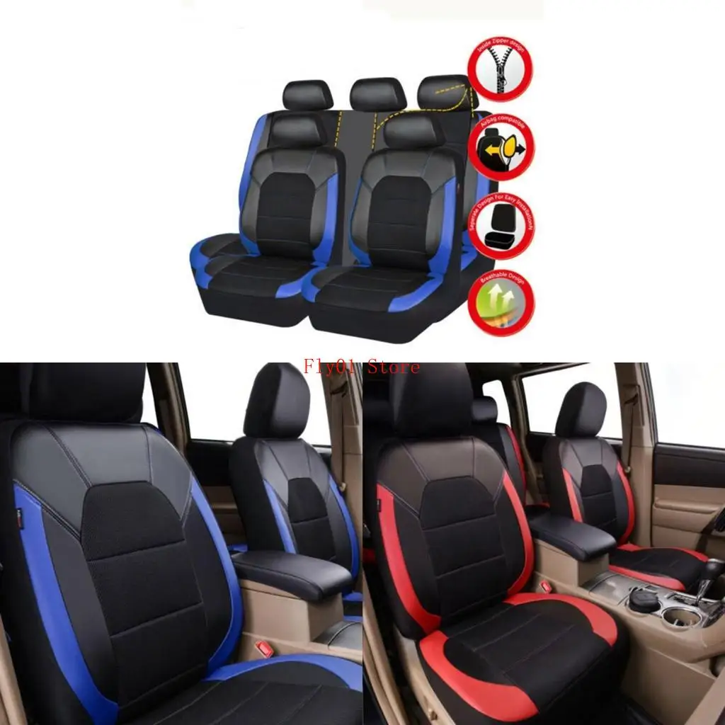 

Car for Seat Cover Breathable Cotton Sponge Auto Cushion Mat Protector Universal