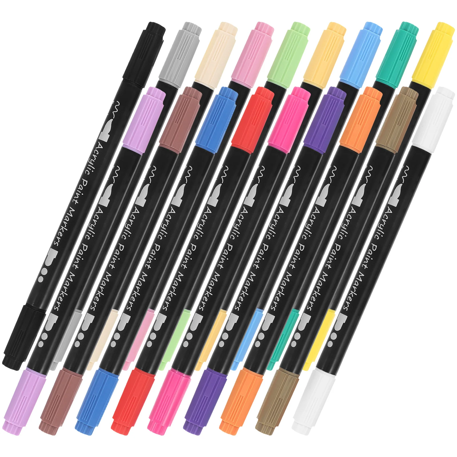 

Double-headed Acrylic Pen Markers Shoe Oil Paint Scrapbooking Supplies Plastic Color