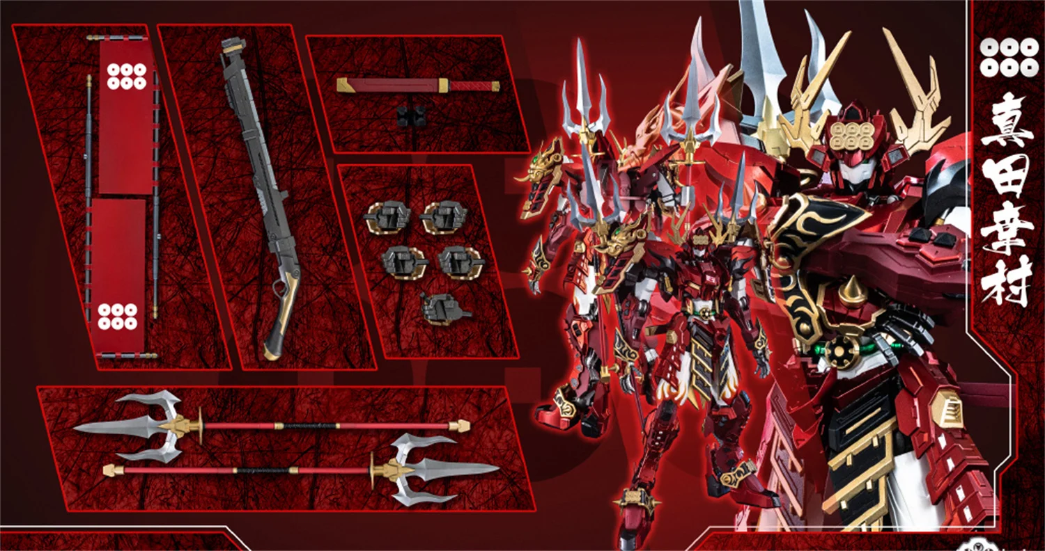 NEW Transformation Devil Hunter DH-02 DH02 Red Sanada Yukimura YY-05 YY05 1/100 Scale Model Action Figure Robot Toy