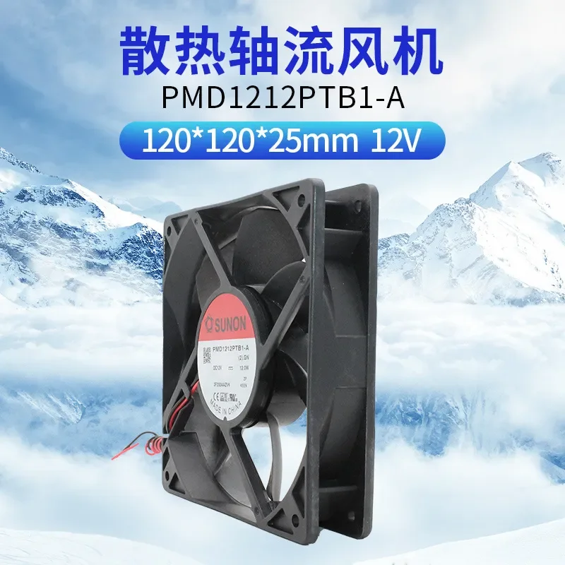High-Speed 12V 12.0W Built-In SUNON 12cm Chassis Fan for PMD1212PTB1-A (2).GN