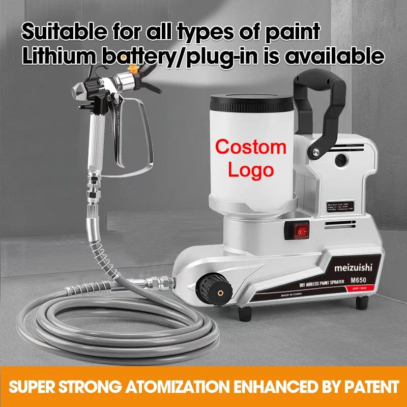 Portable Airless Paint Sprayer Machine, 1200W 2L Electric Spray G Painting