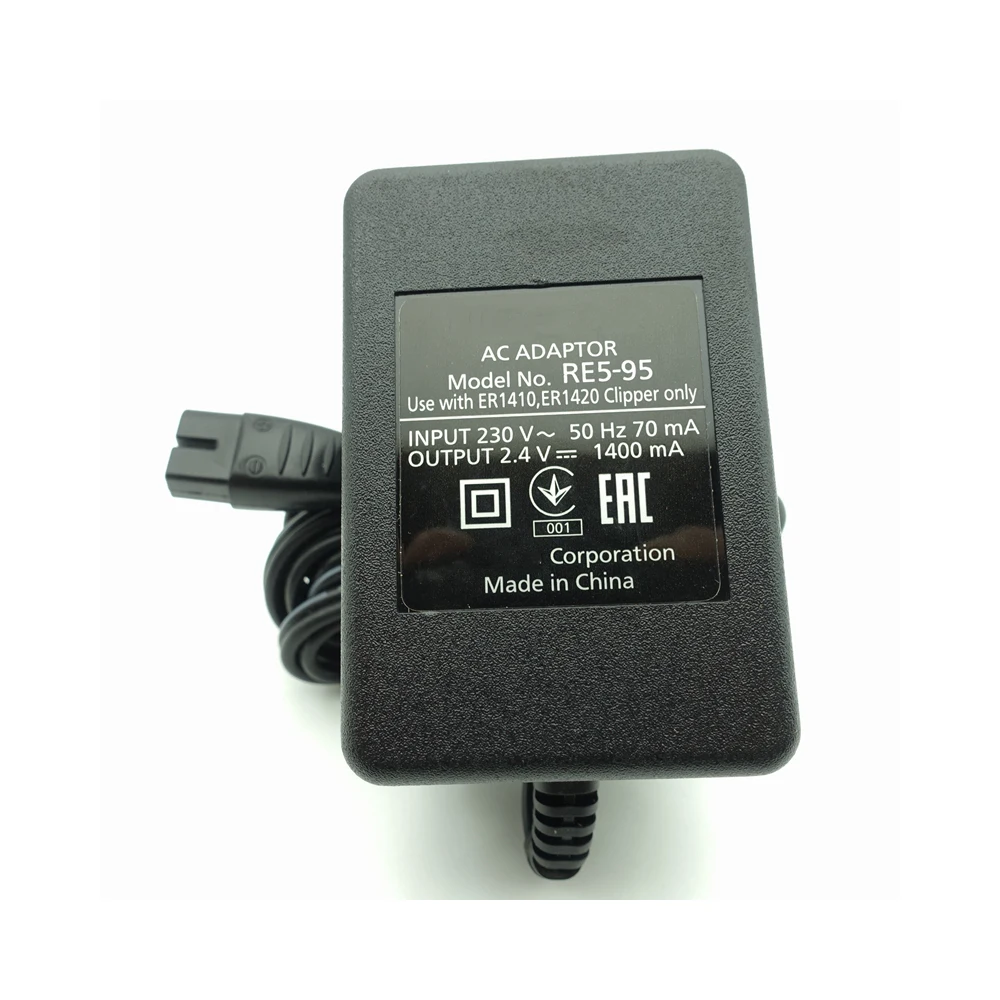 RE5-95 2.4V 1400mA hair clipper charger For Panasonic ER1410 ER1420 charging