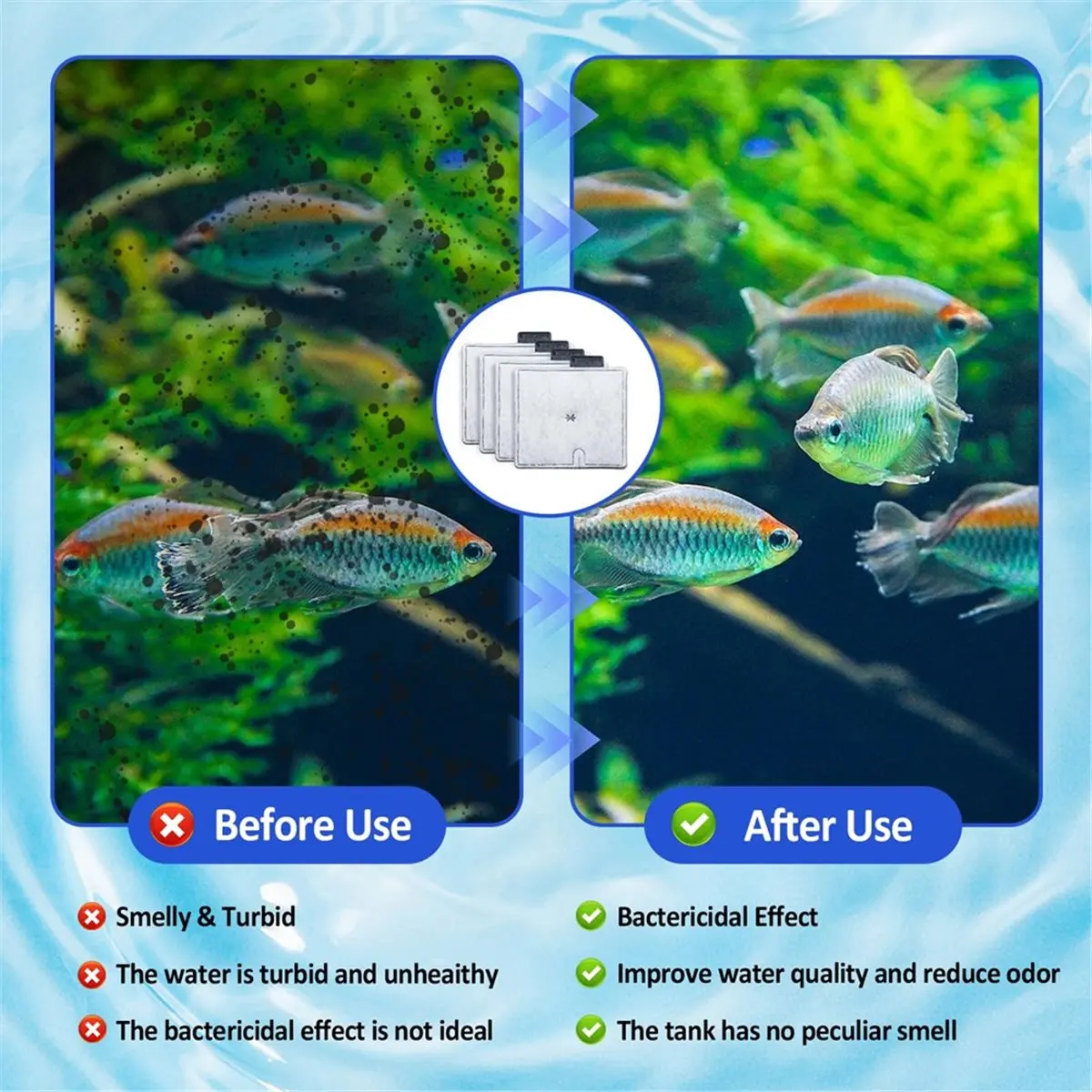 A24I Compatible with for Internal Filter CF2 Four-Month Service Kit ( Filter Cartridges, Algaway Pads)