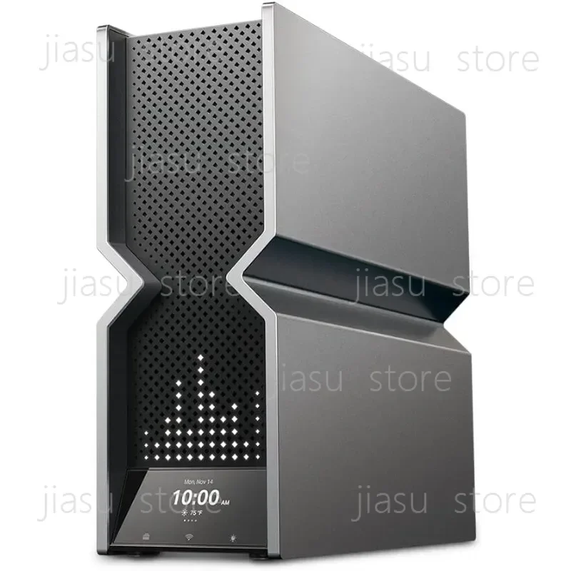 BE24000 Quad-Band WiFi 7 Router with Dual 10 Gbps Multi-Gig Ethernet Ports and LED Touch Screen