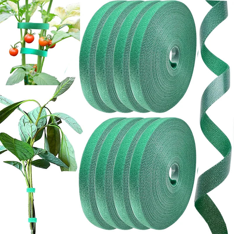 Plant Ties Reusable Garden Tape Adjustable Plant Flowers Stand Hook-and-loop Fastener Garden Care Accessories for Climbing Plant