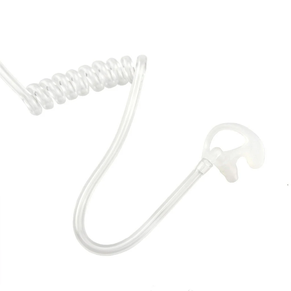 Earmold Eartips Flexible Silicone Earbud Earphone Accessories for Walkie Talkie Acoustic Tube Use
