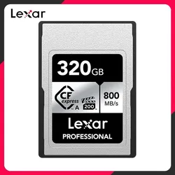 Lexar New Cfexpress Type A Memory Card 160GB 320GB CFE A Card VPG200 8K Read 800MB/s SILVER Type A Card for Sony Cameras