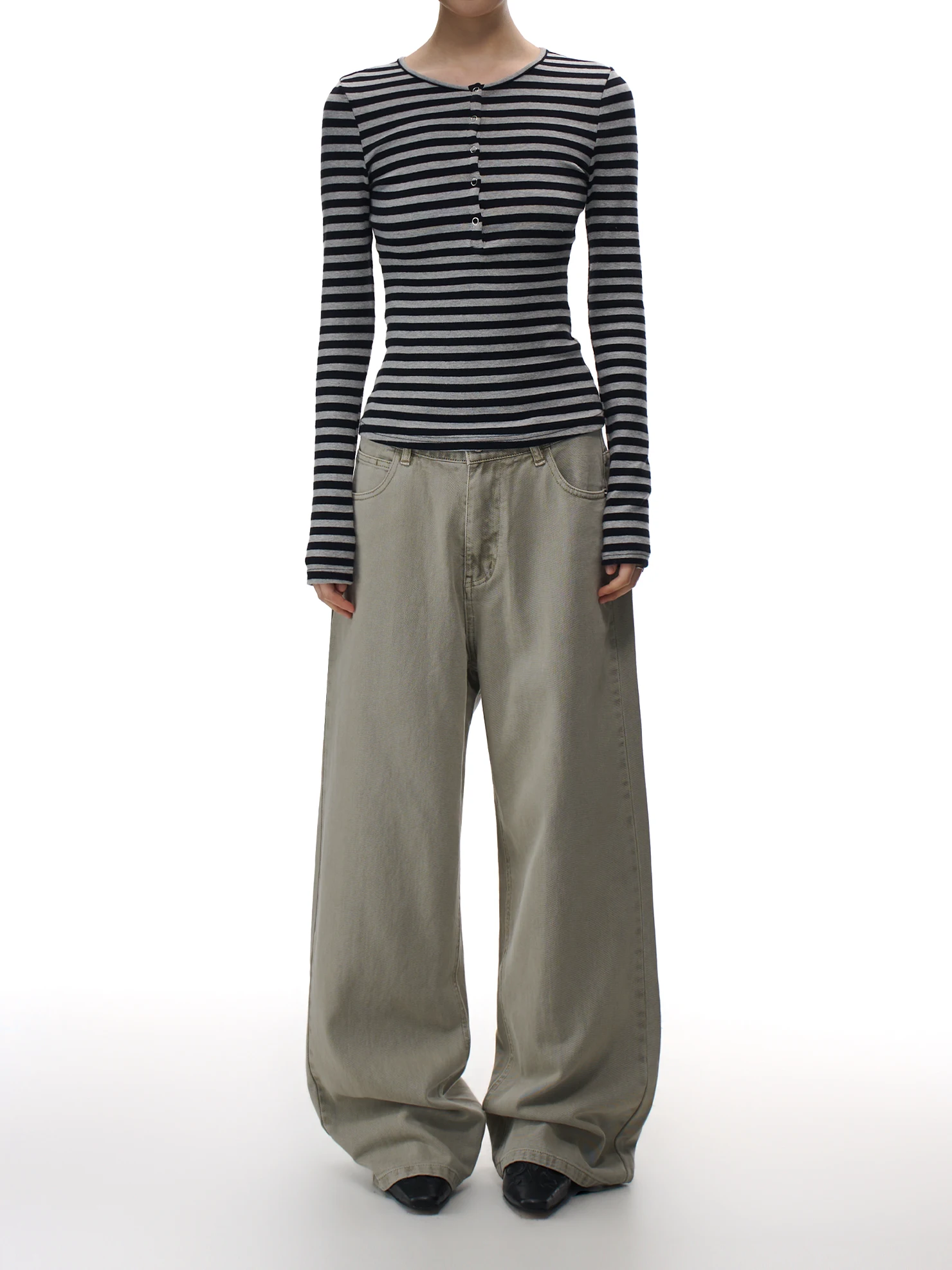 

American Sle Basic Waed Loose Straight Leg Jeans Women's Spring New Casual Cotton Denim Pants Versatile Loose Fit