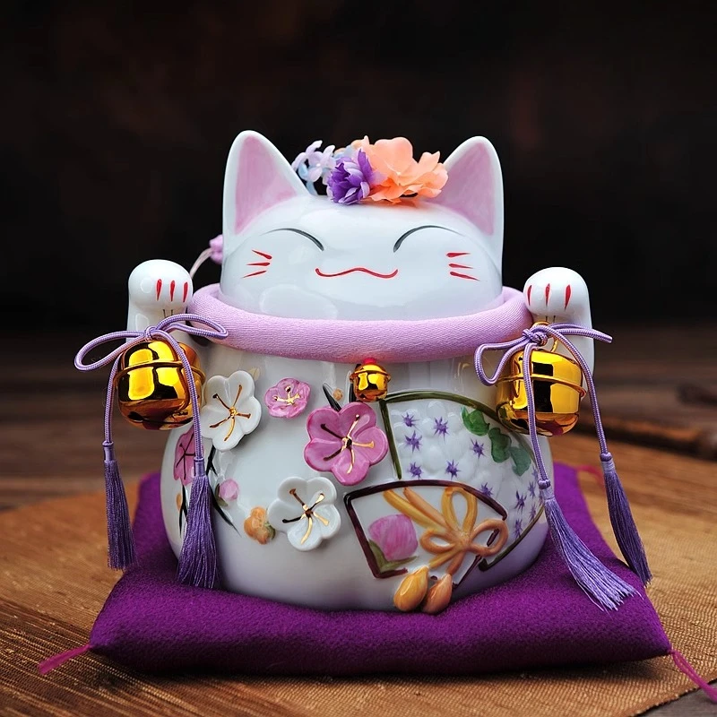 

Sakura Lucky Cat Ornament