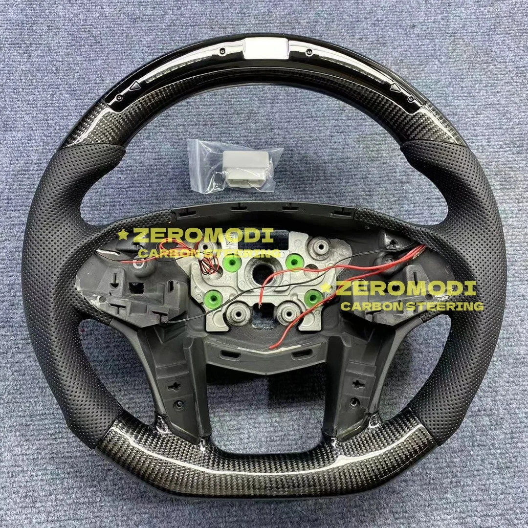 Carbon Steering Wheel for Cadillac XT5 CT6 2017-2023 High Quality Leather Sport Wheel Custom Style