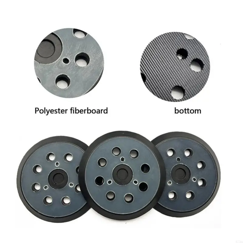 M7DA 4,84 polegadas Sander Backing Pad com 8 orifícios para Sanders Orbital BO5041 M9202B 04 Acessório material borracha