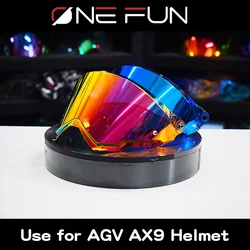 for AX9 AX-9 Pull Helmet Visor Motorcycle Full Face Helmet Shield Visor Lens Night Vision Visor Case Mask Glasses for AGV AX-9