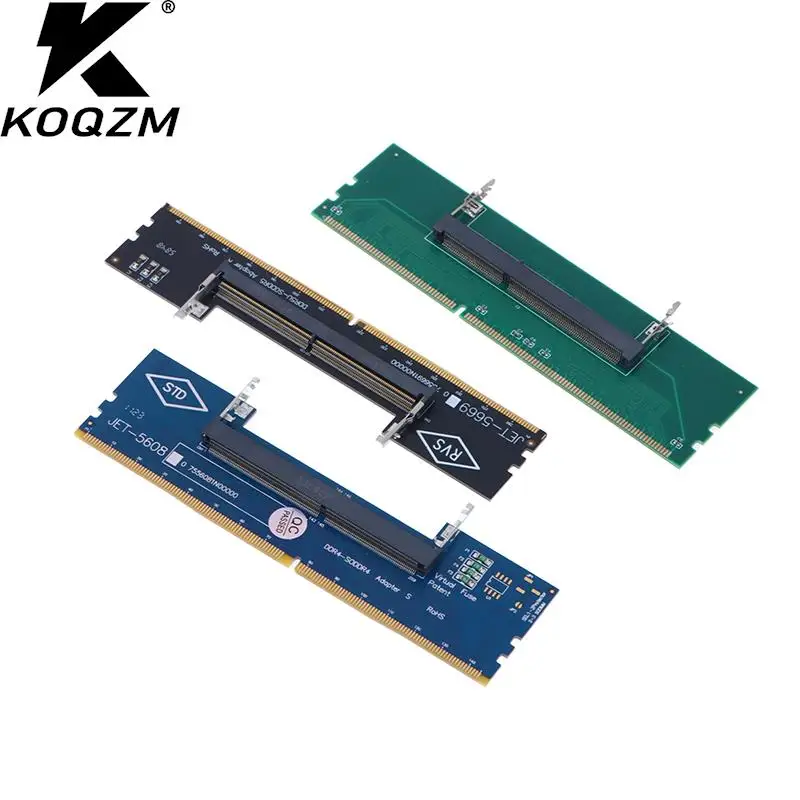 بطاقة تحويل احترافية DDR3 DDR4 DDR5 للكمبيوتر المحمول إلى سطح المكتب محول ذاكرة بطاقة محول ذاكرة رام موصل محول