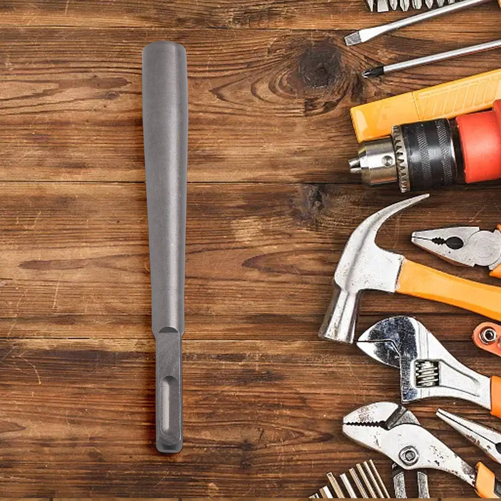 Easy To Use Electric Hammer Tool Tool Part Expansion Bolt Punch 155mm Length Alloy Steel Material Easy To Operate