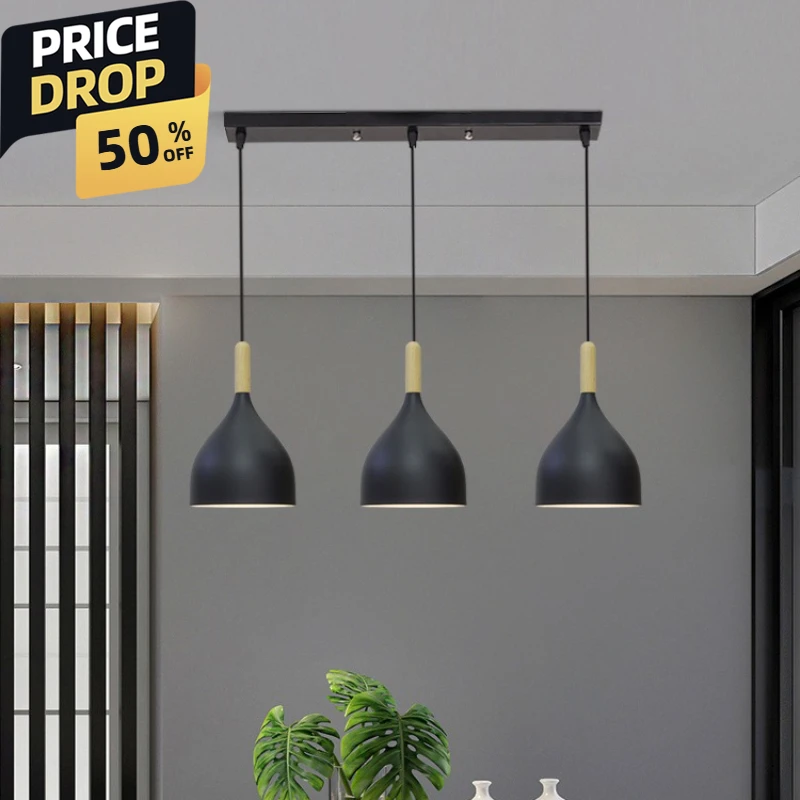 

2025 Creative Star Copper LED Pendant Lamp Kitchen Cafe Dinning Living Room Light Modern Glass Pendant Lights Lampara Colgante