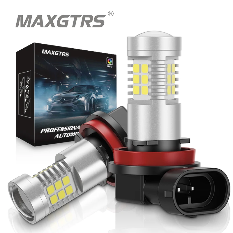 2x Car Fog LED Light H8 H11 H16 EU 9005 HB3 9006 HB4 1500LM Led 2835 Chip Bulbs 12V Auto Lamps Daytime Running Lights Fog Lamp