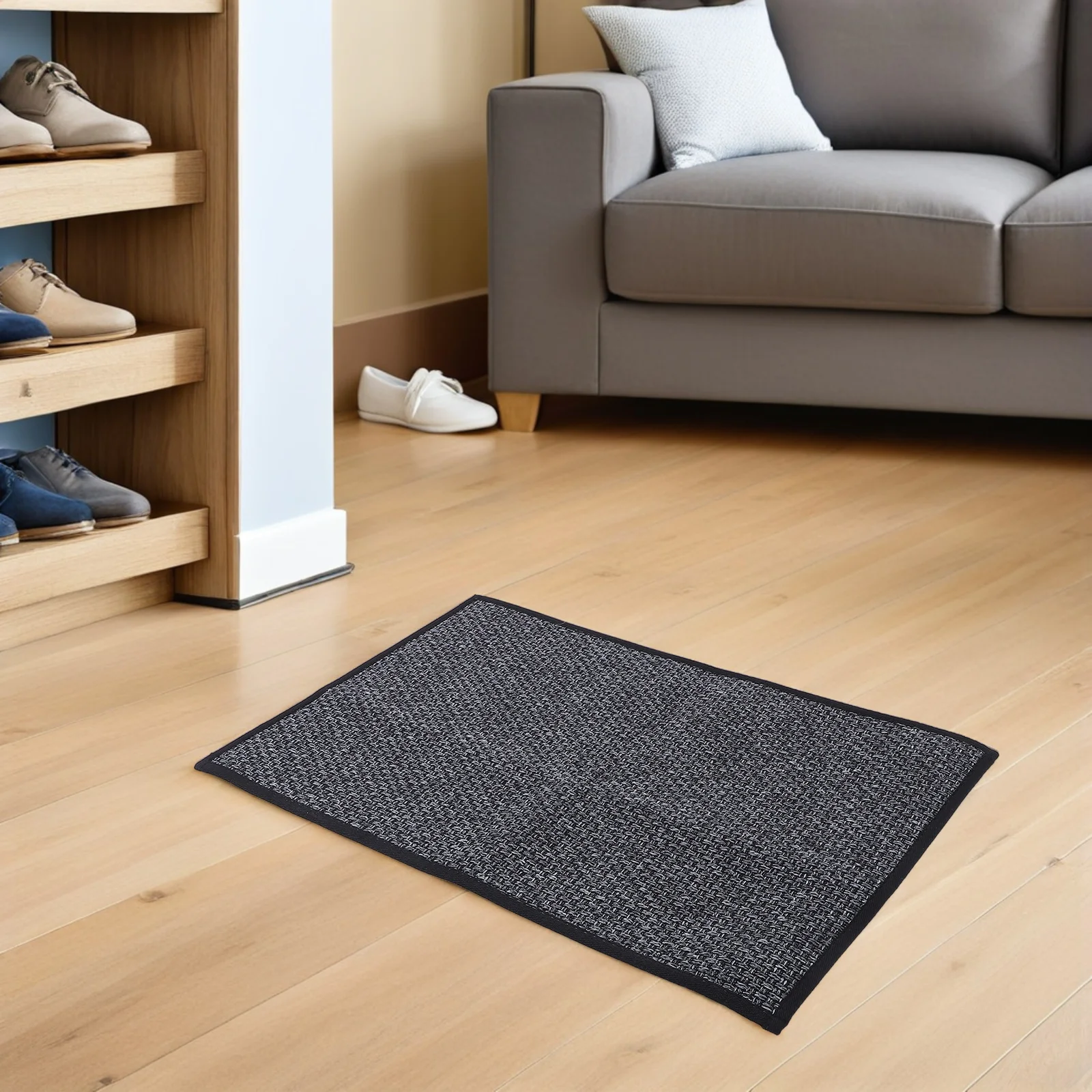 

Quick Dry Bathroom Floor Mat Super Absorbent Non Slip Bath Rug Fast Drying Shower Floor Mat Washable Anti Skid Bath Rug for Wet